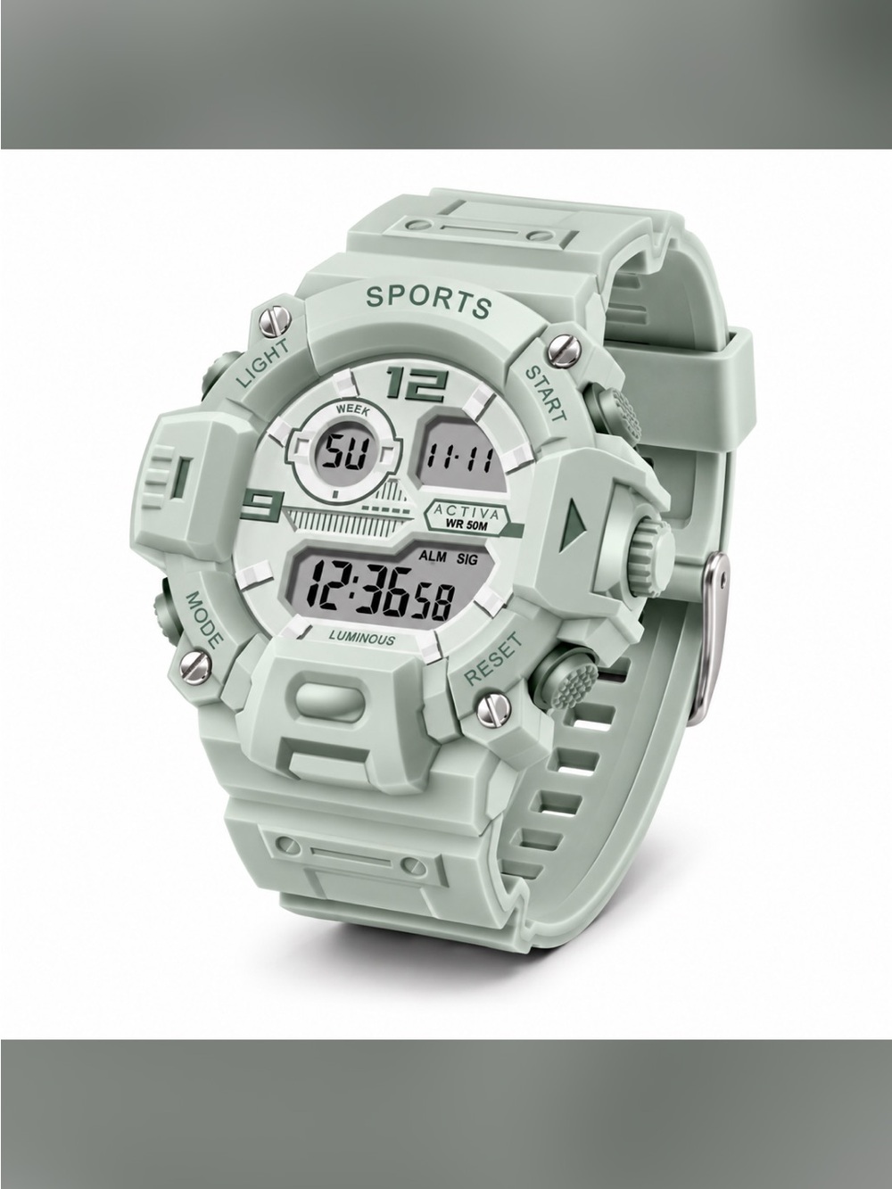 Activa X Invicta Digital Essentials Digital Unisex Watch-42mm(ACW532-004)